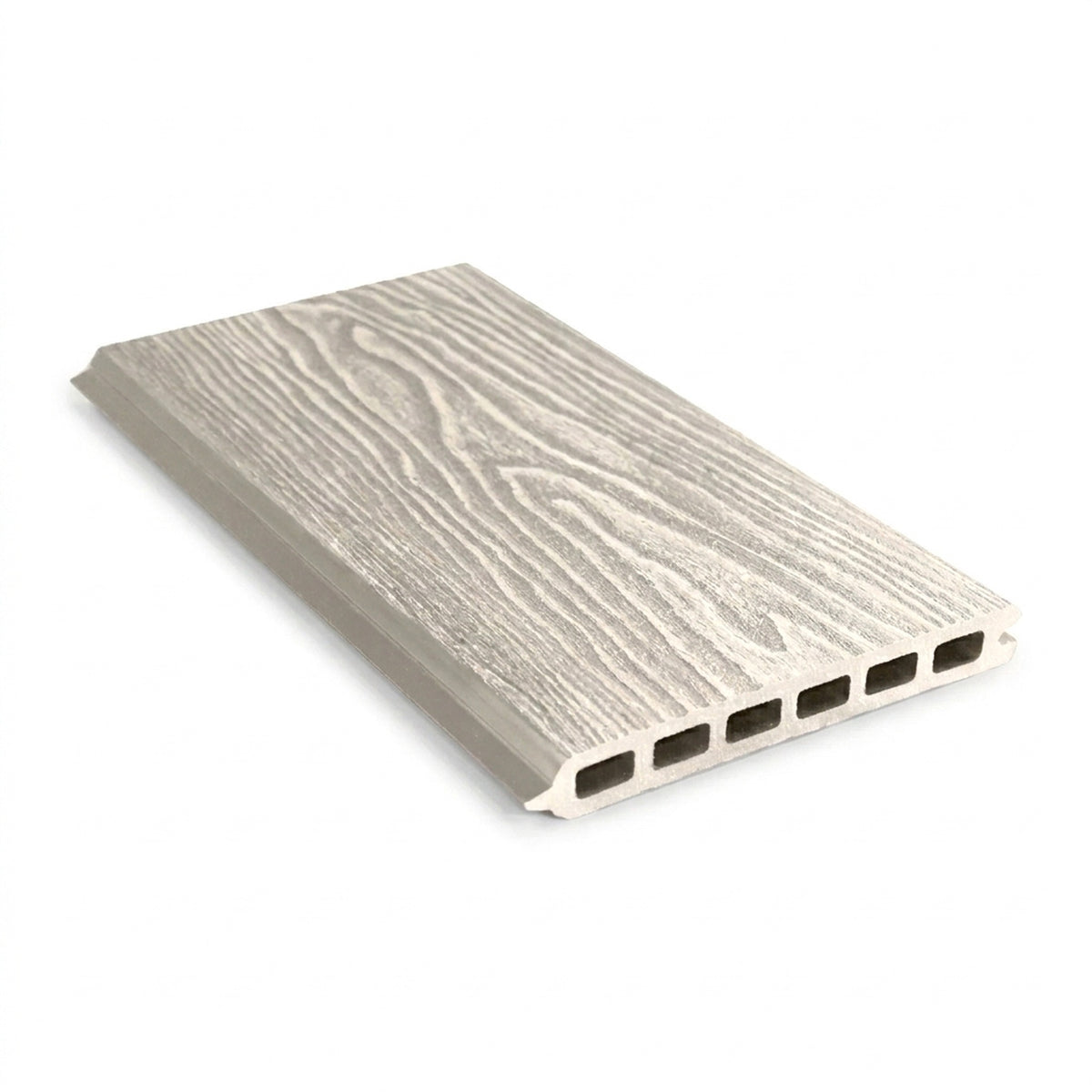Ash composite woodgrain fencing slat, 1.8m x 150mm x 20mm