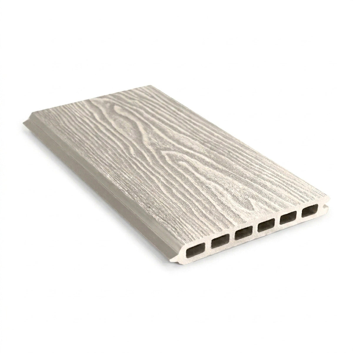 Ash composite woodgrain fencing slat sample