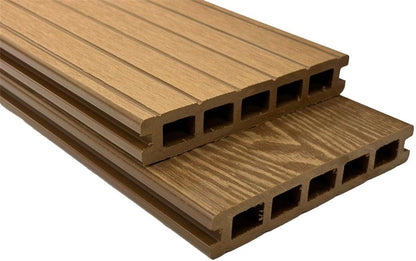 Teak Brown Woodgrain Board 4.8m