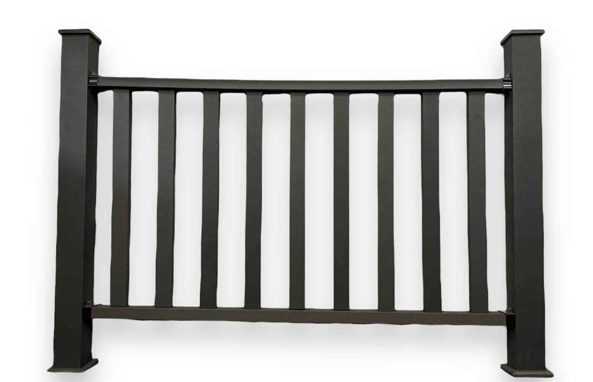 1.5m Black Composite Balustrade Kit