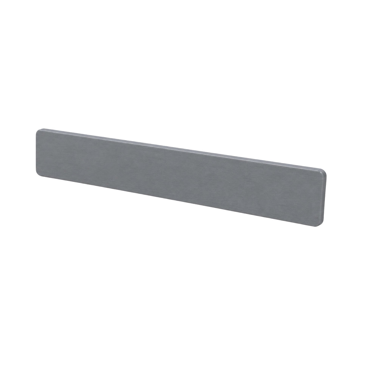 Grey composite decking end cap