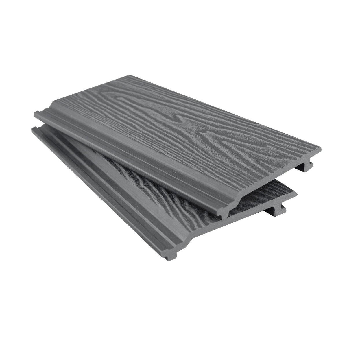 Silver Grey Composite Woodgrain Cladding