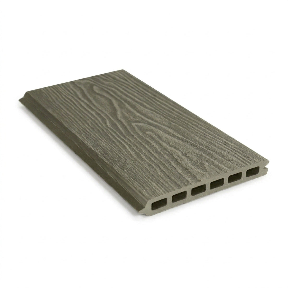 Oak composite woodgrain fencing slat sample