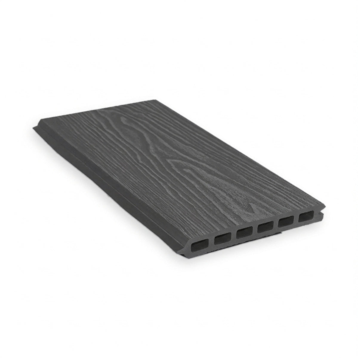 Silver composite woodgrain fencing slat, 1.8m x 150mm x 20mm